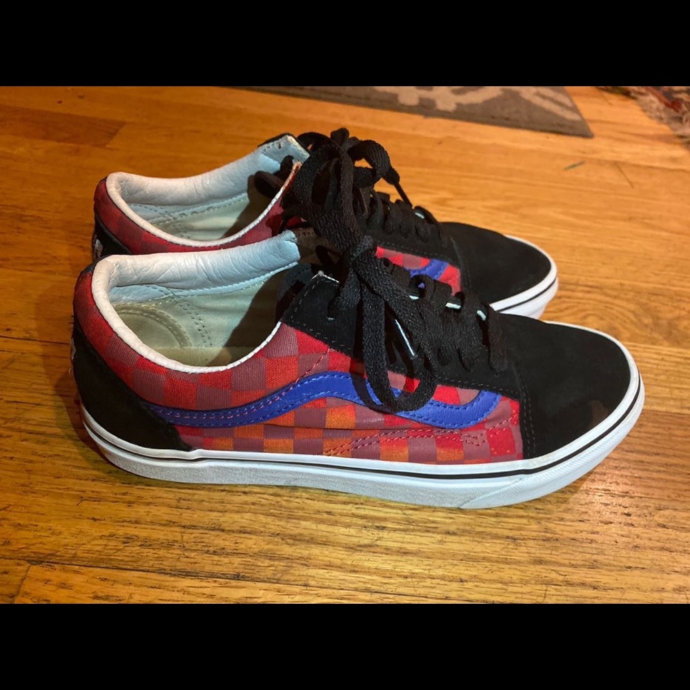Multi-color Vans. - Picture 2 of 6